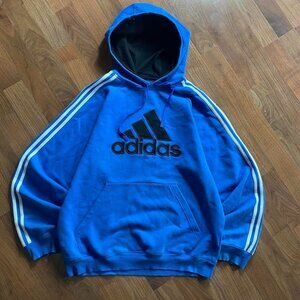 Vintage VTG Y2K Adidas Embroidered Logo Hoodie